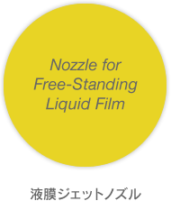 Nozzle for Free-Standing Liquid Film - 液膜ジェットノズル